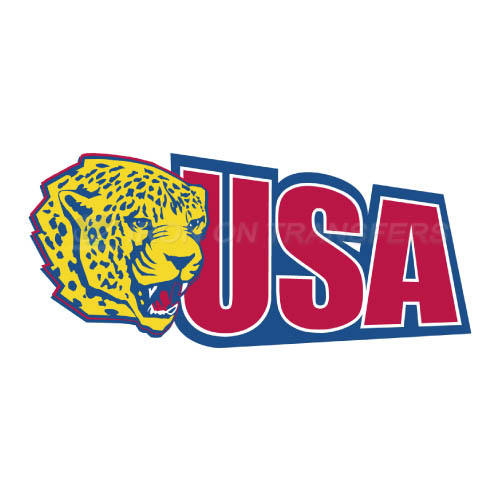 South Alabama Jaguars Logo T-shirts Iron On Transfers N6189